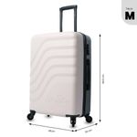 Maleta de Viaje Bazy Mediana 23 Kg Beige