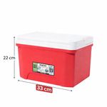 Hielera Igloo Tipo Lonchera de 8.5 Litros Modelo Laguna Color Rojo