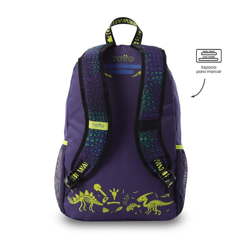 Mochila Escolar de Hombros Dino Rock Talla L