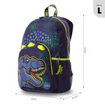 Mochila Escolar de Hombros Dino Rock Talla L