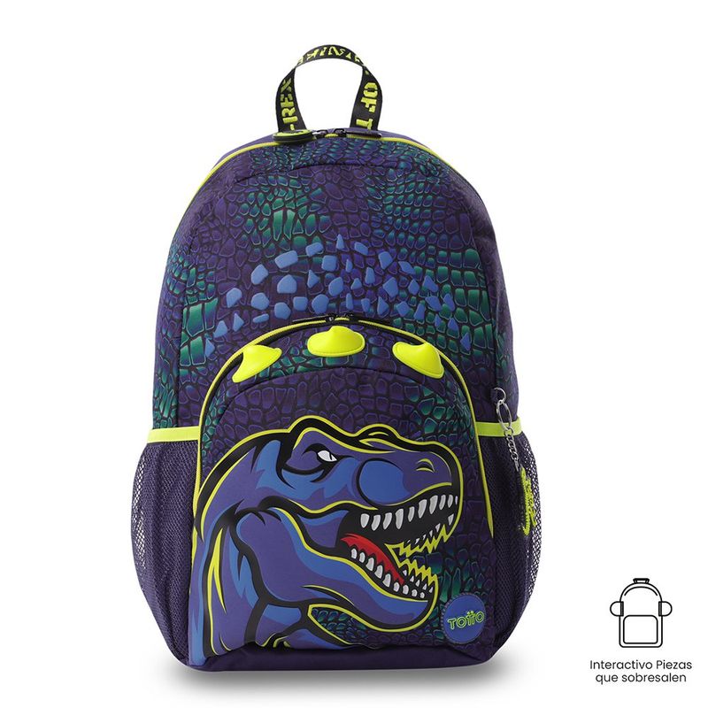 Mochila Escolar de Hombros Dino Rock Talla L