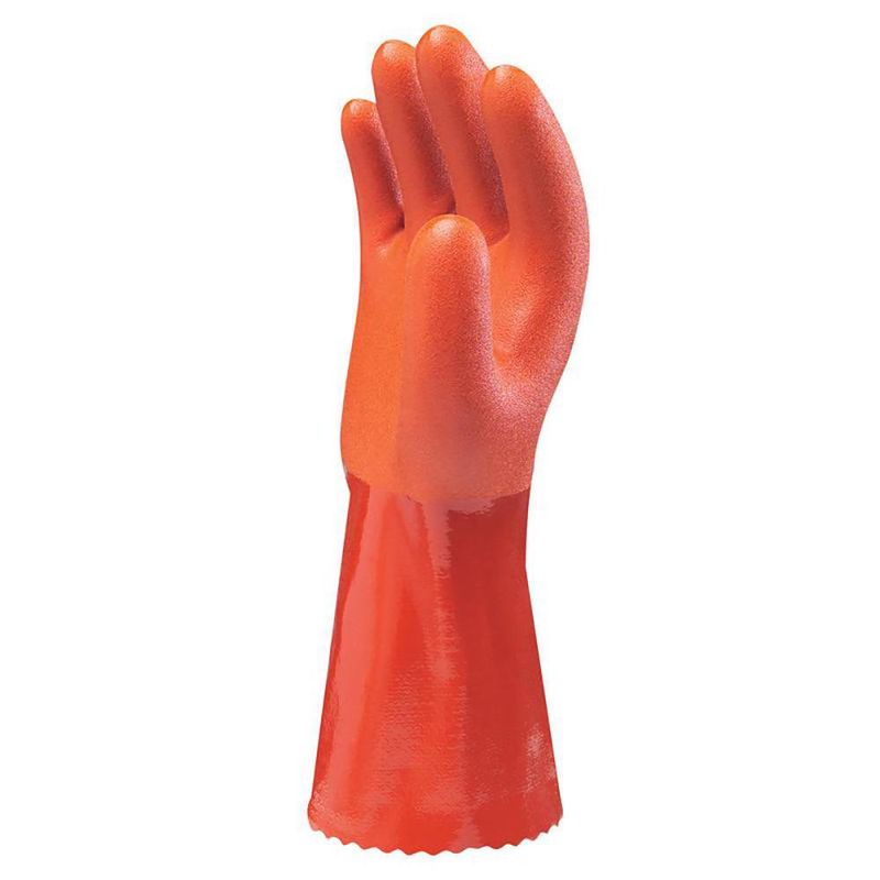 Guantes de Jardín Color Naranja Talla L