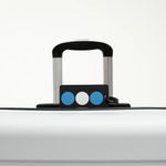 Set de 3 Maletas Rígidas de Plástico ABS 20, 24, 28 Plg Blanco