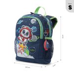 Mochila Escolar de Hombros Panda Space Talla S