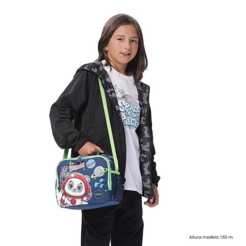 Lonchera Escolar Panda Space Talla L