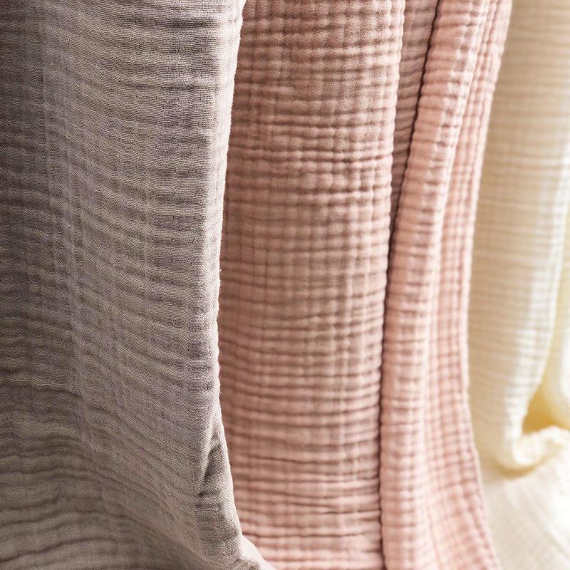 Frazada Color Rosado Muslin Tamaño King