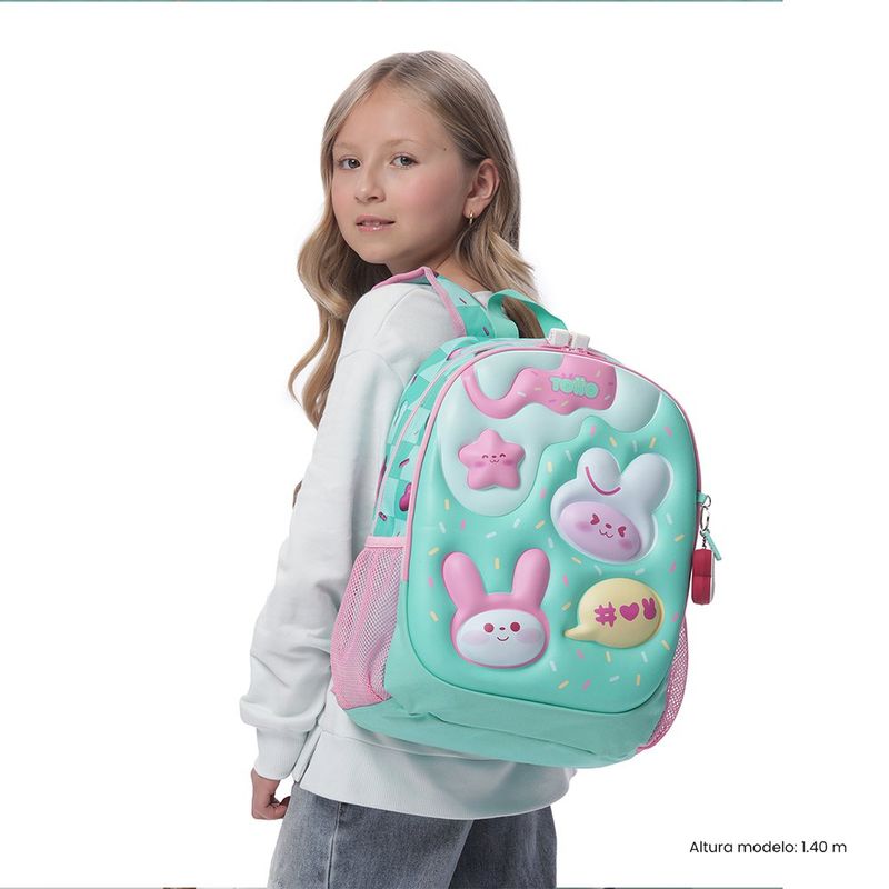 Mochila Escolar de Hombros Bunny Pump Talla M