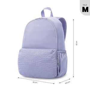 Mochila Universitaria para Laptop 13 Plg Morada