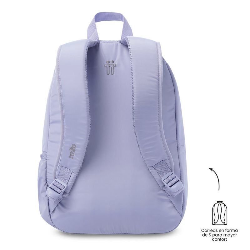 Mochila Universitaria para Laptop 13 Plg Morada
