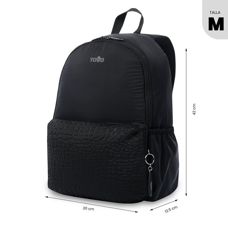 Mochila Universitaria para Laptop 13 Plg Negra