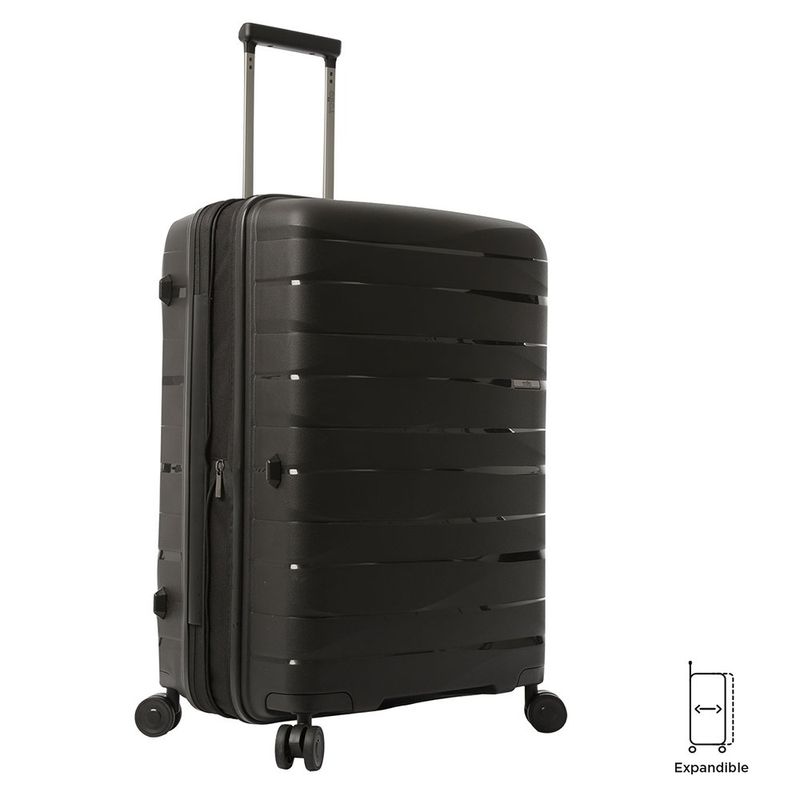 Maleta de Viaje con Ruedas 360 Glide 10 Kg Mediana Negro