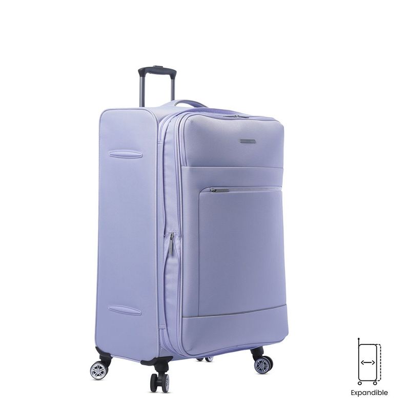 Maleta de Viaje Grande Liviana Ruedas 360 Violeta