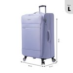 Maleta de Viaje Grande Liviana Ruedas 360 Violeta
