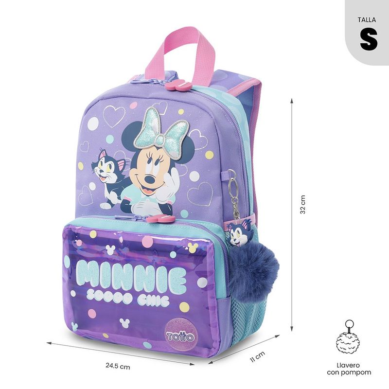 Mochila Escolar de Hombros Minnie Talla S