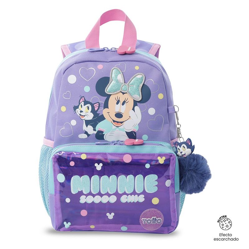 Mochila Escolar de Hombros Minnie Talla S