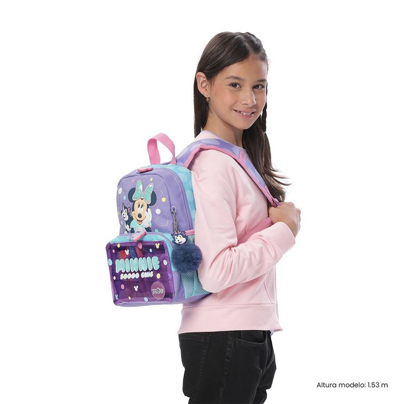 Mochila Escolar de Hombros Minnie Talla S