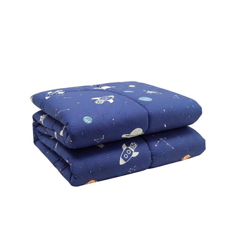 Edredón Imperial con Diseño del Espacio en Set de 3 Piezas