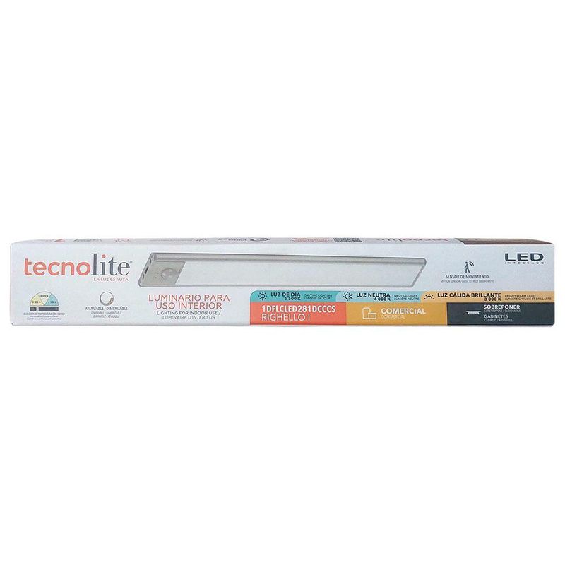 Lámpara Lineal LED con Sensor para Interior de 1.5W CCT