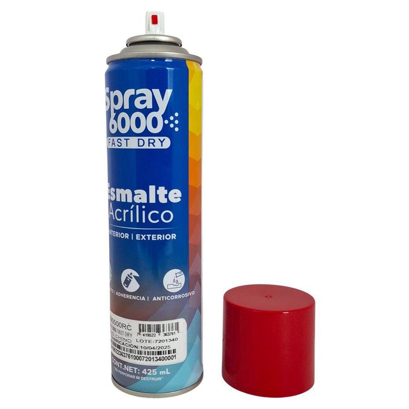 Spray 6000 Fast Dry Color Rojo Chino