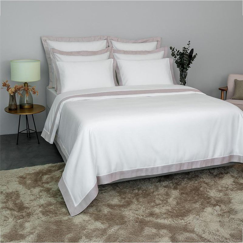 Duvet Blanco 300 Hilos Acabado Satén King