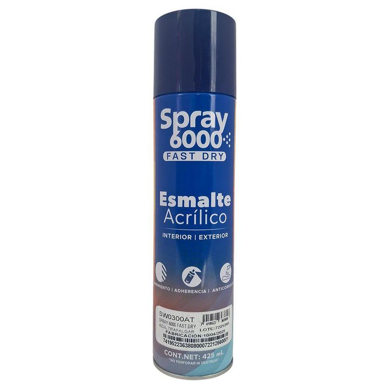 Spray 6000 Fast Dry Color Azul Trafalgar