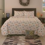 Edredón Imperial con Estampado de Planetas en Set de 3 Piezas