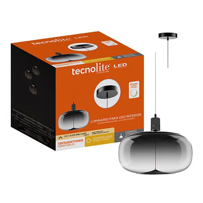 Lámpara de Colgar LED Magnético Luz Cálida Interior de 12W