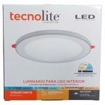 Lámpara Circular Empotrable LED para Interior de 12W CCT