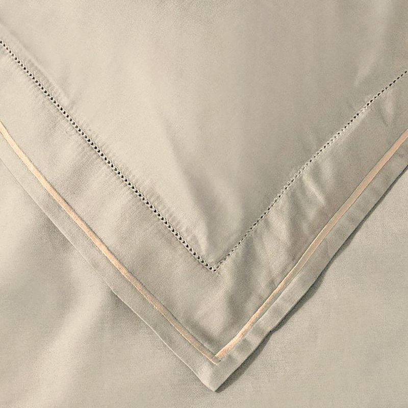 Duvet Beige 300 Hilos Acabado Satén Full Queen