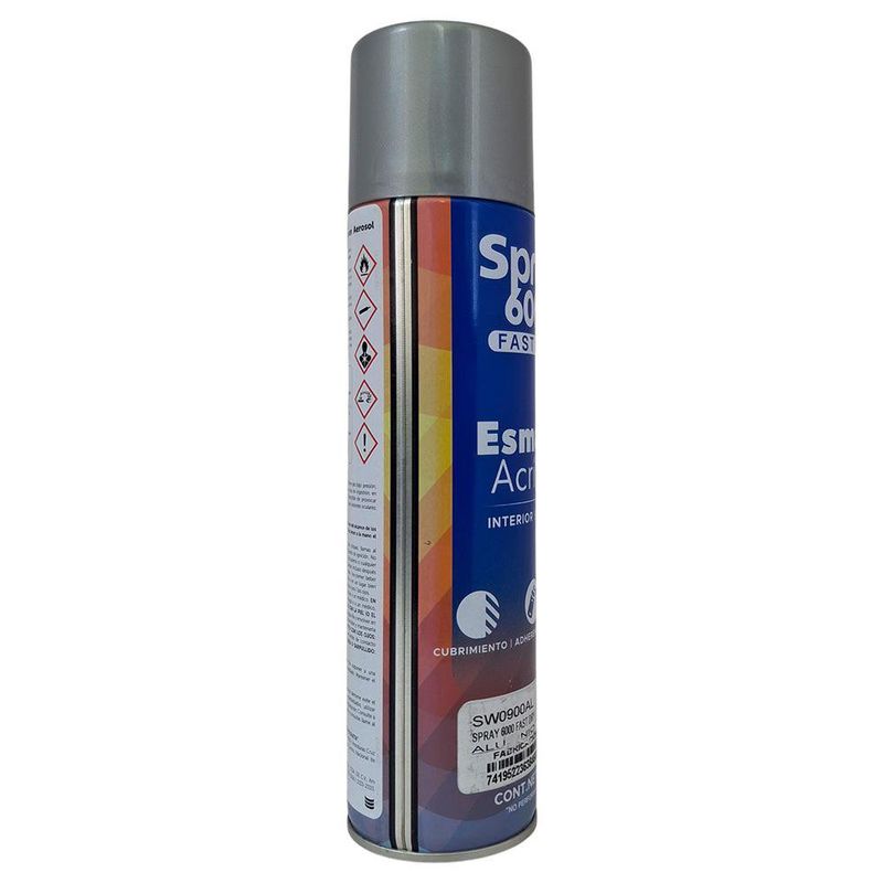 Spray 6000 Fast Dry Color Aluminio