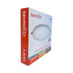 Panel Redondo Empotrable LED para Interior de 18W Luz Fría