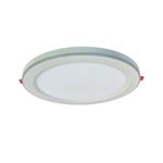 Panel Redondo Empotrable LED para Interior de 18W Luz Fría