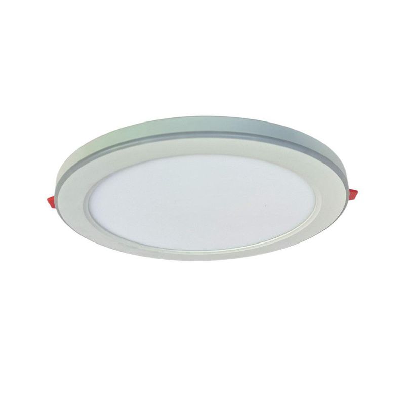 Panel Redondo Empotrable LED para Interior de 18W Luz Fría