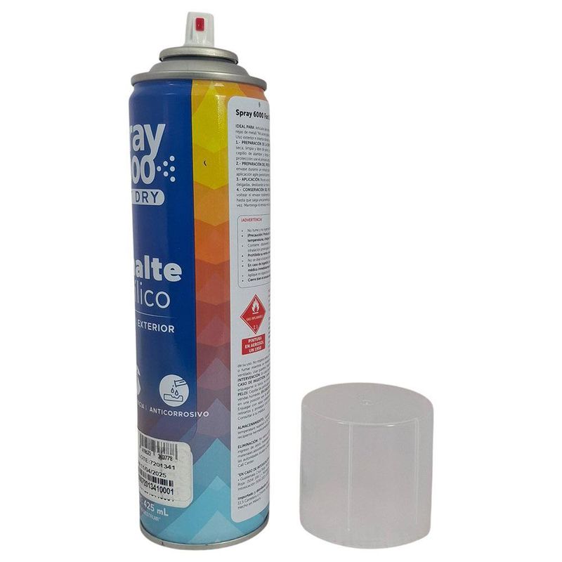 Spray 6000 Fast Dry Color Transparente