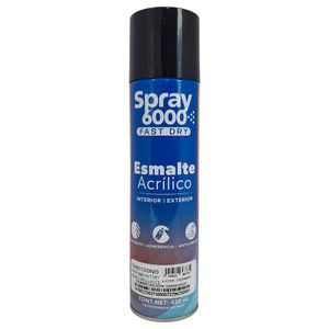 Spray 6000 Fast Dry Color Negro Brillante