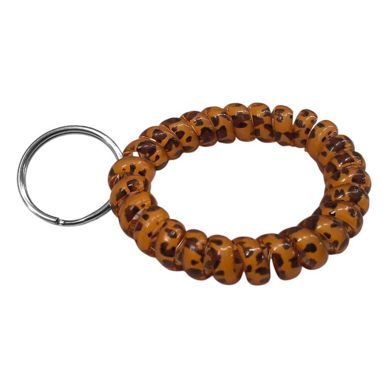 Llavero Pulsera Espiral Multicolor de Plástico Flexible