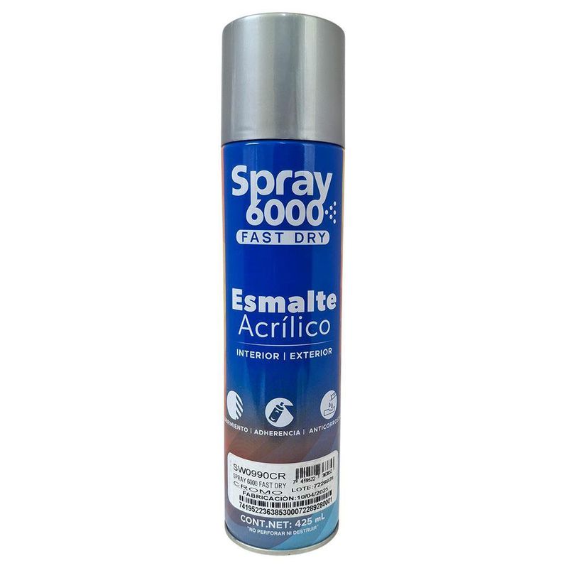 Spray 6000 Fast Dry Color Cromo