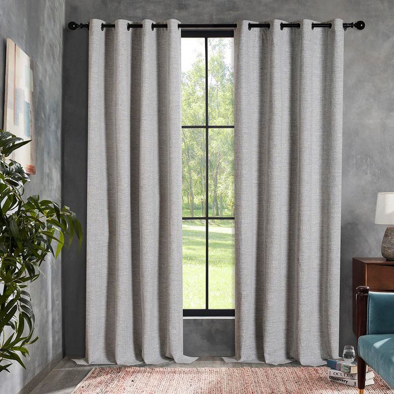 Cortina BO Rusty Color Gris de 140 x 240 Cm