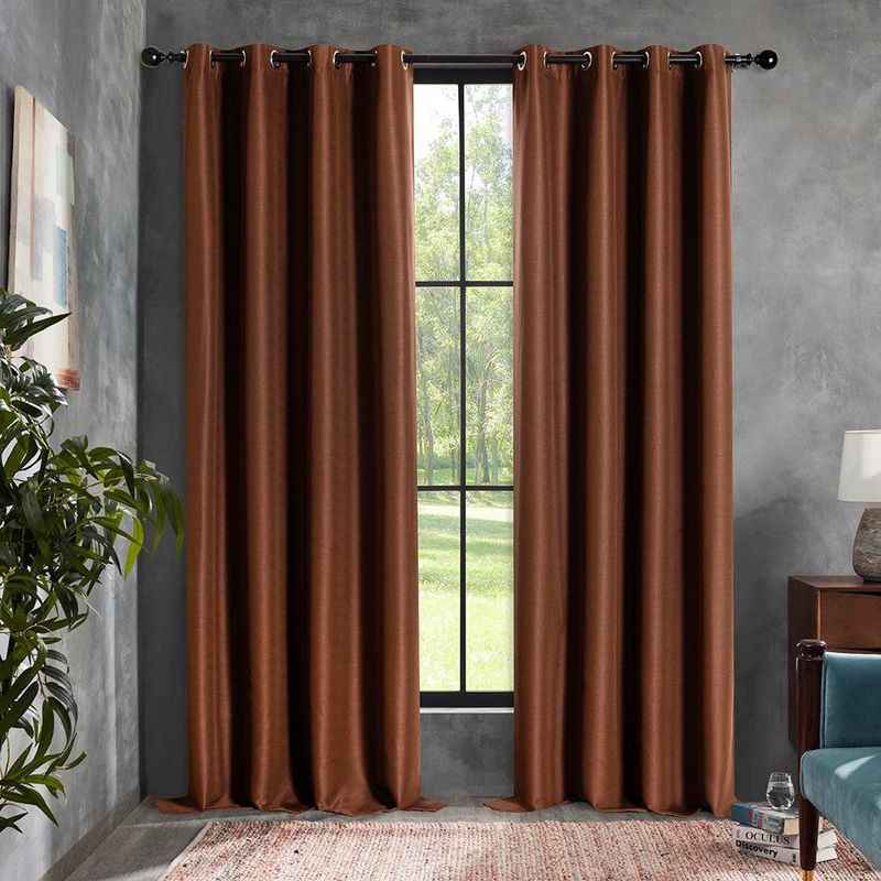 Cortina BO Grindle Color Café de 140 x 240 Cm