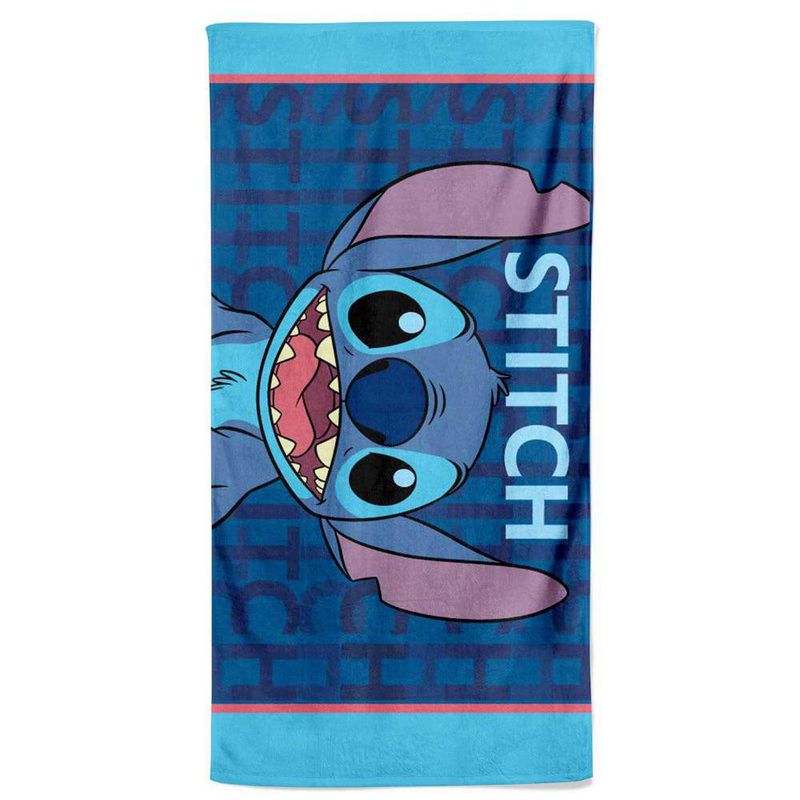 Toalla Diseño Stitch Color Azul 119 x 64 Cm