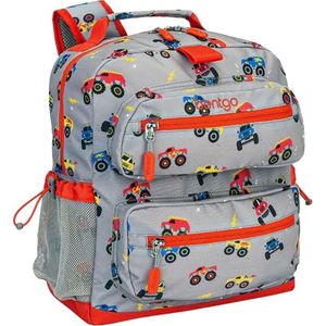 Mochila Escolar Bentgo Estampado Monster Trucks Color Gris