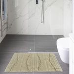 Alfombra de Baño Beige 50X80 Cm - Viva