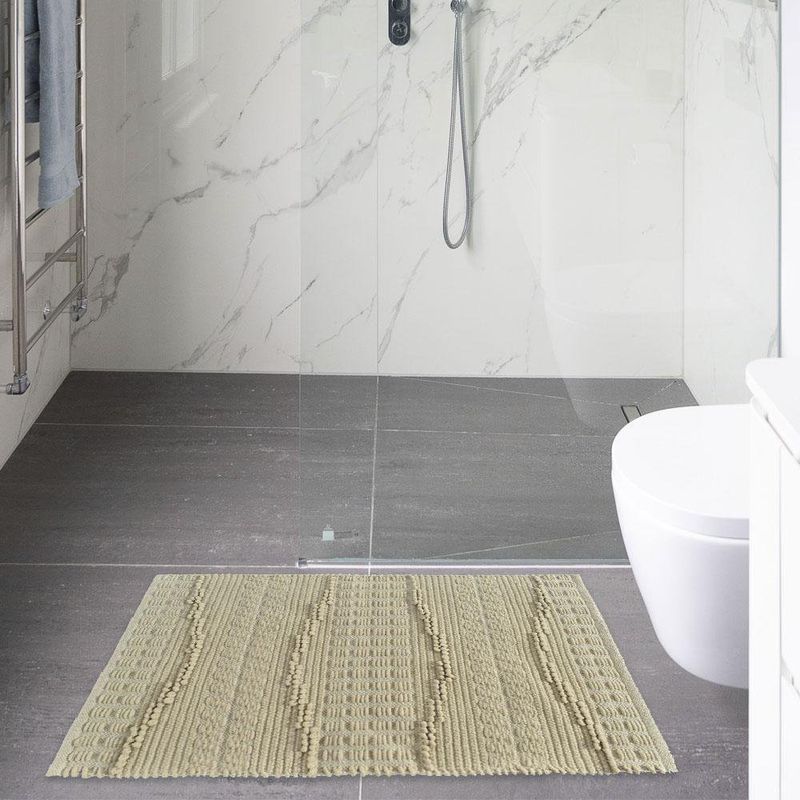 Alfombra de Baño Beige 50X80 Cm - Viva