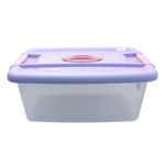 Caja Plástica de 16 L Color Lila y Rosado