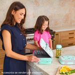 Lonchera Escolar Bentgo Estampado de Perritos Color Aqua