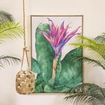 Cuadro Decorativo Diseño Floral Tropical