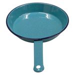 Sartén Cónico de 26 cm de Peltre Color Azul Turquesa