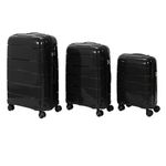 Set de 3 Maletas Rígidas Negras
