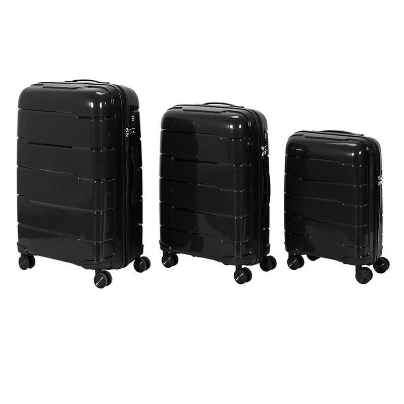 Set de 3 Maletas Rígidas Negras