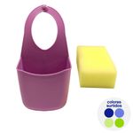 Porta Esponja con Bandeja de Plástico en Colores Surtidos